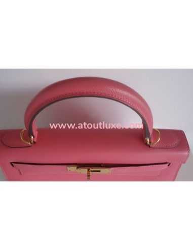 Sac Hermes Kelly 28 rose Azalée Sac Hermes Kelly 28 rose Azalée