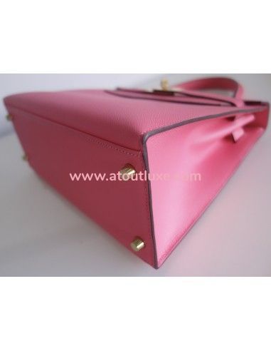 Sac Hermes Kelly 28 rose Azalée Sac Hermes Kelly 28 rose Azalée