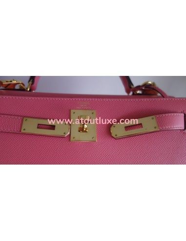 Sac Hermes Kelly 28 rose Azalée Sac Hermes Kelly 28 rose Azalée