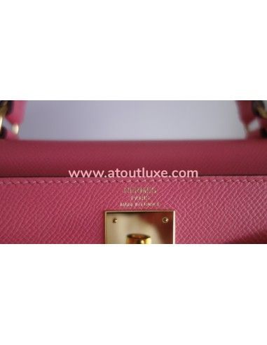 Sac Hermes Kelly 28 rose Azalée Sac Hermes Kelly 28 rose Azalée