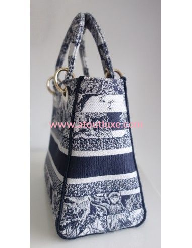 Sac Lady D'Lite Dior bleu Sac Lady D'Lite Dior bleu