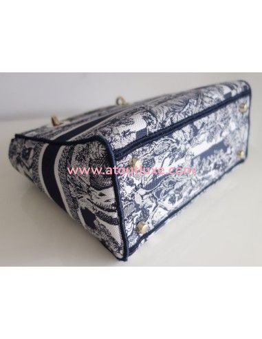 Sac Lady D'Lite Dior bleu Sac Lady D'Lite Dior bleu