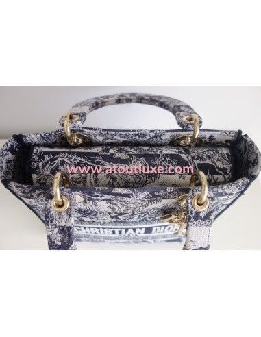 Sac Lady D'Lite Dior bleu Sac Lady D'Lite Dior bleu