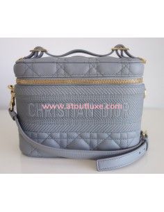 Vanity Diortravel cuir gris