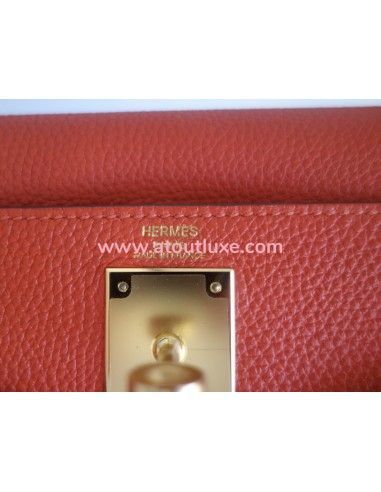 Sac Hermes Kelly 28 orange poppy Sac Hermes Kelly 28 orange poppy