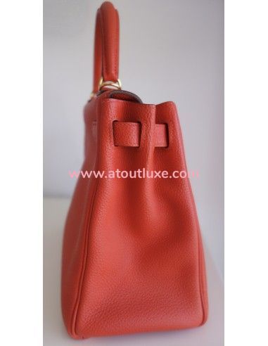 Sac Hermes Kelly 28 orange poppy Sac Hermes Kelly 28 orange poppy