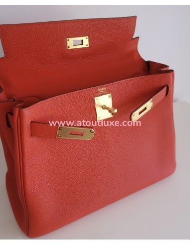 Sac Hermes Kelly 28 orange poppy Sac Hermes Kelly 28 orange poppy
