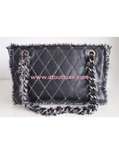 Sac Chanel shopping noir 2