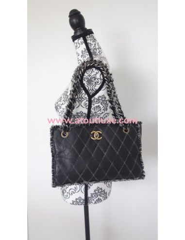 Sac Chanel shopping noir Sac Chanel shopping noir