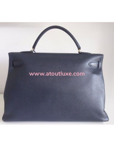 Sac Hermes Kelly 40 bleu marine Sac Hermes Kelly 40 bleu marine