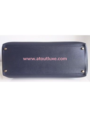 Sac Hermes Kelly 40 bleu marine Sac Hermes Kelly 40 bleu marine
