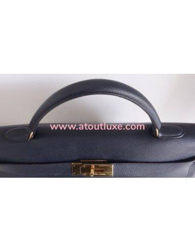 Sac Hermes Kelly 40 bleu marine Sac Hermes Kelly 40 bleu marine