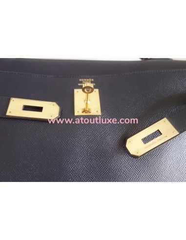 Sac Hermes Kelly 40 bleu marine Sac Hermes Kelly 40 bleu marine