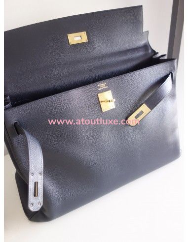 Sac Hermes Kelly 40 bleu marine Sac Hermes Kelly 40 bleu marine