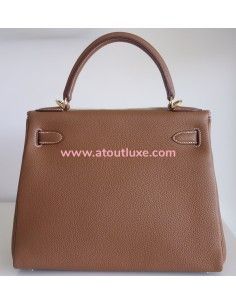 Sac Hermes Kelly 28 gold 2