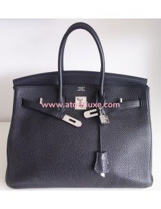 Sac Hermes Birkin 35 noir 2