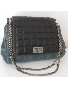 SAC CHANEL 2.55 CUIR ET JEAN