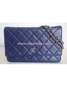 Wallet on chain Chanel bleu