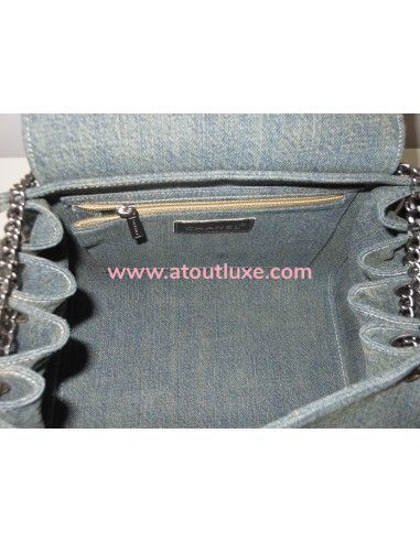 SAC CHANEL 2.55 CUIR ET JEAN SAC CHANEL 2.55 CUIR ET JEAN