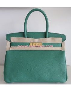 Sac Hermes Birkin 30 vert...