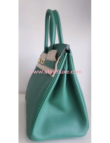 Sac Hermes Birkin 30 vert vertigo Sac Hermes Birkin 30 vert vertigo