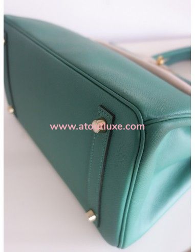 Sac Hermes Birkin 30 vert vertigo Sac Hermes Birkin 30 vert vertigo