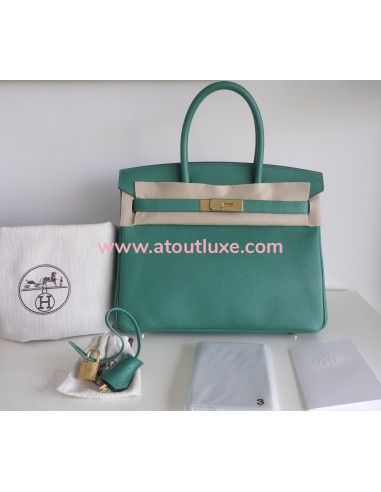 Sac Hermes Birkin 30 vert vertigo Sac Hermes Birkin 30 vert vertigo