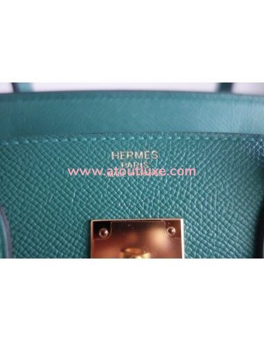 Sac Hermes Birkin 30 vert vertigo Sac Hermes Birkin 30 vert vertigo