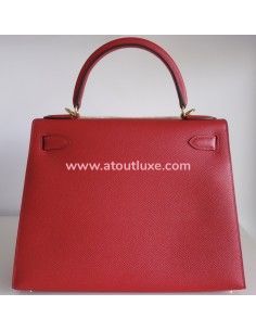 Sac Hermes Kelly 28 rouge... 2