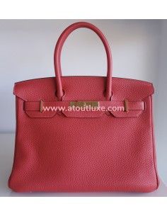 Sac Hermes Birkin 30 rose...