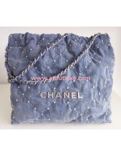 Sac Chanel 22 denim 2