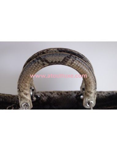 Sac Lady Dior python grand modèle Sac Lady Dior python grand modèle
