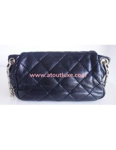 Sac Chanel noir à rabat 2