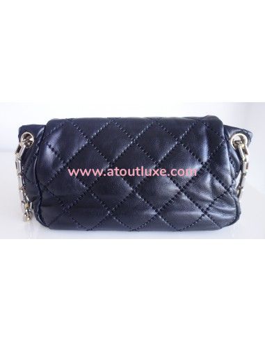 Sac Chanel noir à rabat Sac Chanel noir à rabat