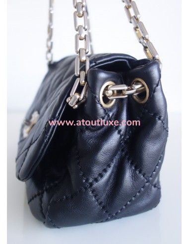Sac Chanel noir à rabat Sac Chanel noir à rabat