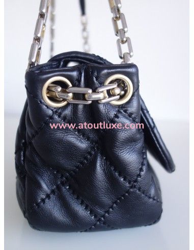 Sac Chanel noir à rabat Sac Chanel noir à rabat