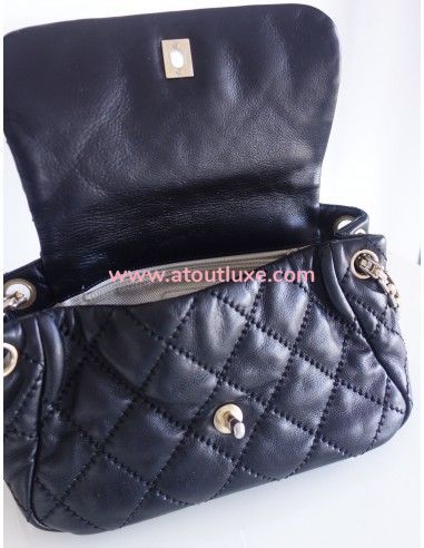 Sac Chanel noir à rabat Sac Chanel noir à rabat