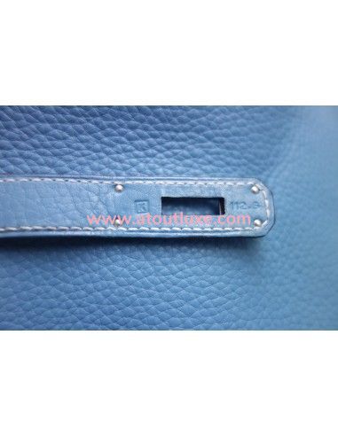 Sac Hermes Birkin 35 bleu jean Sac Hermes Birkin 35 bleu jean