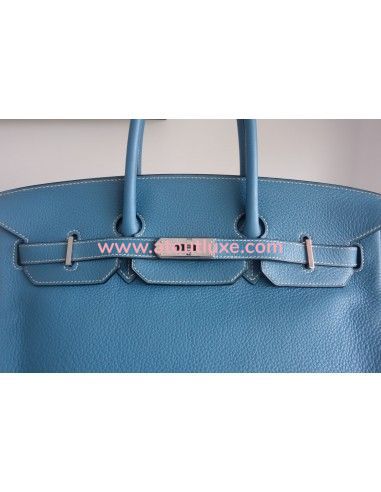 Sac Hermes Birkin 35 bleu jean Sac Hermes Birkin 35 bleu jean