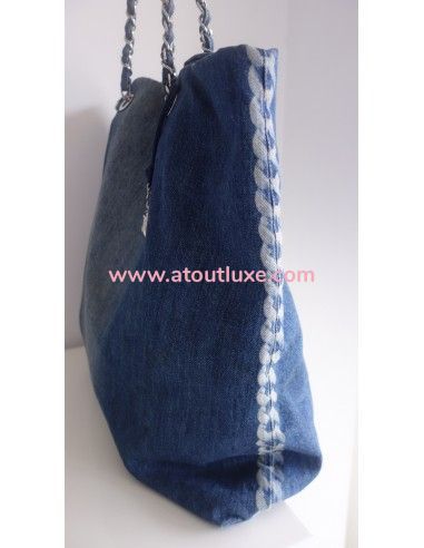 Sac Chanel shopping denim Sac Chanel shopping denim