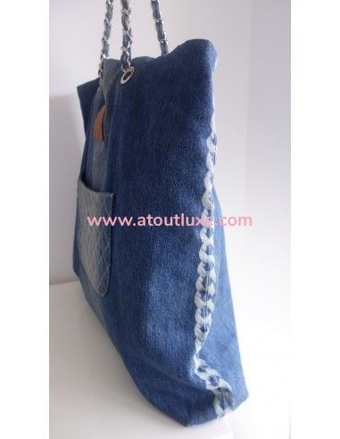 Sac Chanel shopping denim Sac Chanel shopping denim
