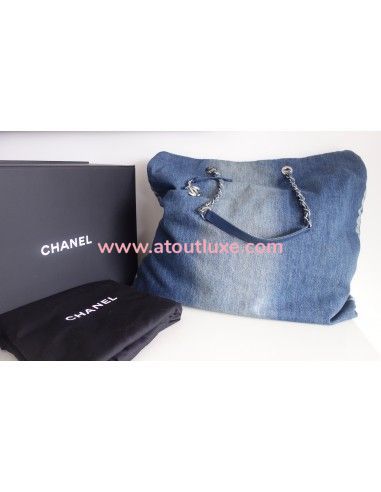 Sac Chanel shopping denim Sac Chanel shopping denim