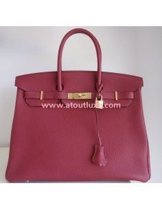 Sac Hermes Birkin 35 rubis
