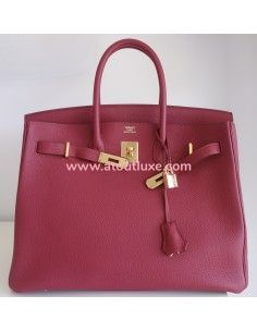 Sac Hermes Birkin 35 rubis 2