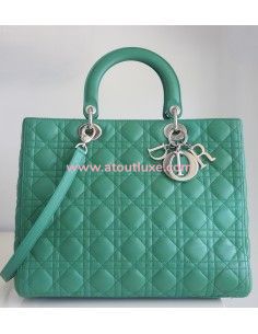 Sac lady Dior vert