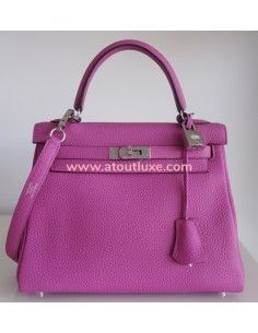 Sac Hermès Kelly 25 magnolia