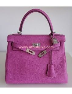Sac Hermès Kelly 25 magnolia 2