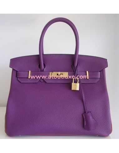 Sac Hermes Birkin 30 anémone