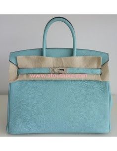 Sac Hermes Birkin 25 bleu... 2