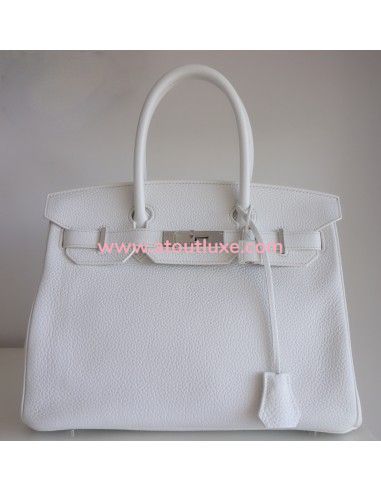 Sac Hermes Birkin 30 blanc